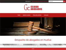 Tablet Screenshot of cejudoabogadoshuelva.com